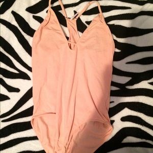 Pink/mauve bodysuit